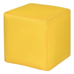 Пуфик "Куб", оксфорд, цвет жёлтый