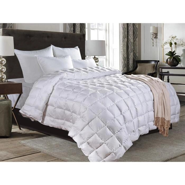 Пуховое одеяло Perla light, размер 140х205 см, цвет белый от компании Интернет-гипермаркет «MALL24» - фото 1