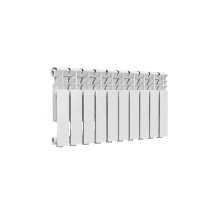 Радиатор алюминиевый Ogint Delta Plus RAL 9016, 1030 Вт, 350 х 78 мм, 10 секций, белый от компании Интернет-гипермаркет «MALL24» - фото 1