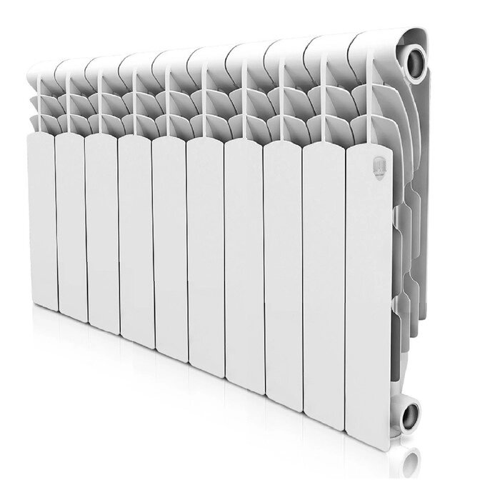 Радиатор алюминиевый Royal Thermo Revolution, 350 x 80 мм, 10 секций от компании Интернет-гипермаркет «MALL24» - фото 1