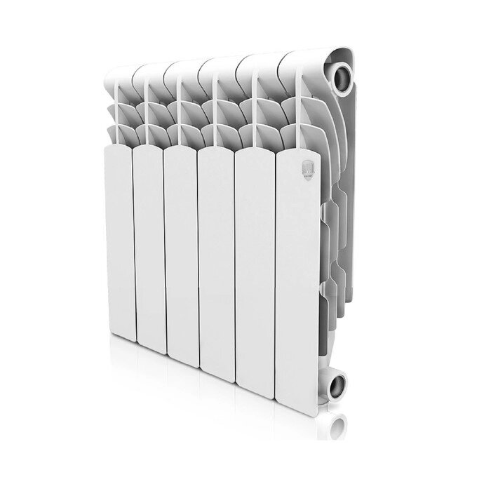 Радиатор алюминиевый Royal Thermo Revolution, 350 x 80 мм, 6 секций от компании Интернет-гипермаркет «MALL24» - фото 1