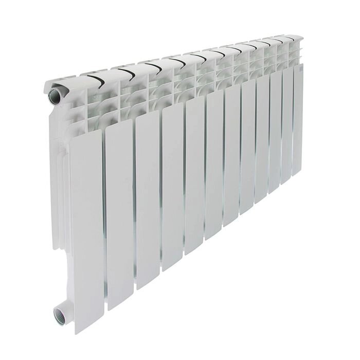 Радиатор алюминиевый STI, 500 х 80 мм, 12 секций от компании Интернет-гипермаркет «MALL24» - фото 1