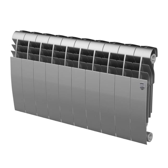 Радиатор биметаллический Royal Thermo BiLiner 350 /Silver Satin, 10 секций от компании Интернет-гипермаркет «MALL24» - фото 1