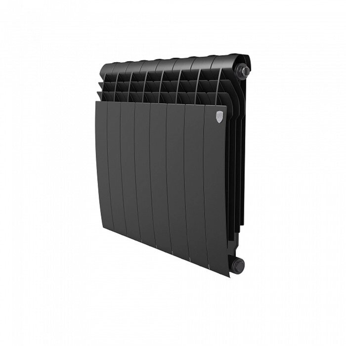 Радиатор биметаллический Royal Thermo BiLiner new/Noir Sable, 500 x 80 мм, 8 секций, черный от компании Интернет-гипермаркет «MALL24» - фото 1