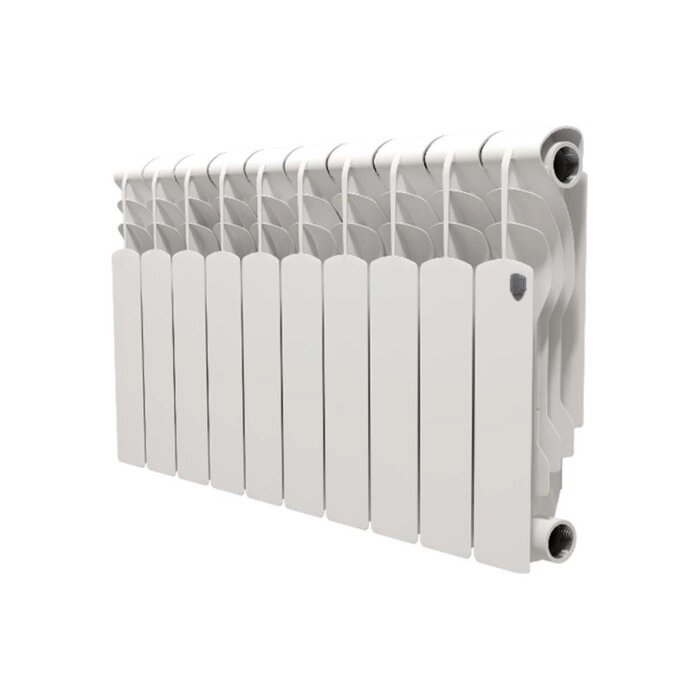 Радиатор биметаллический Royal Thermo Revolution Bimetall, 350 x 80 мм, 10 секций от компании Интернет-гипермаркет «MALL24» - фото 1