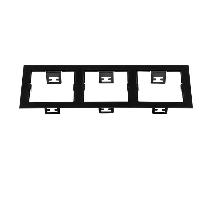 Рамка под светильник Domino 50Вт MR16 черный от компании Интернет-гипермаркет «MALL24» - фото 1