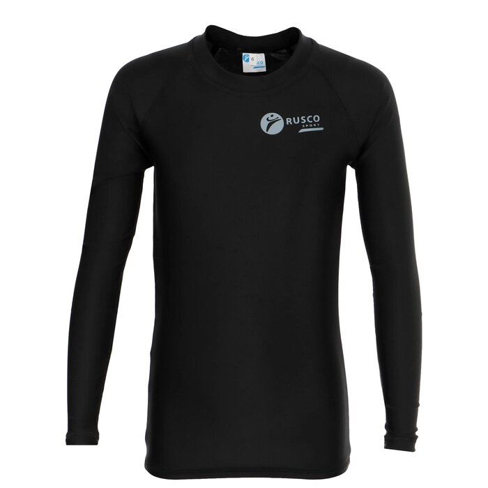 Рашгард для MMA детский Rusco Sport ONLY BLACK, р. XL, цвет чёрный от компании Интернет-гипермаркет «MALL24» - фото 1