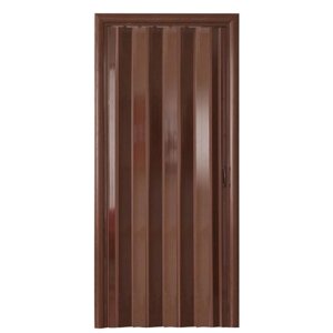 Раздвижная дверь "Вика. Комфорт", 620(840) 2020 мм, пластик, глухое, цвет венге