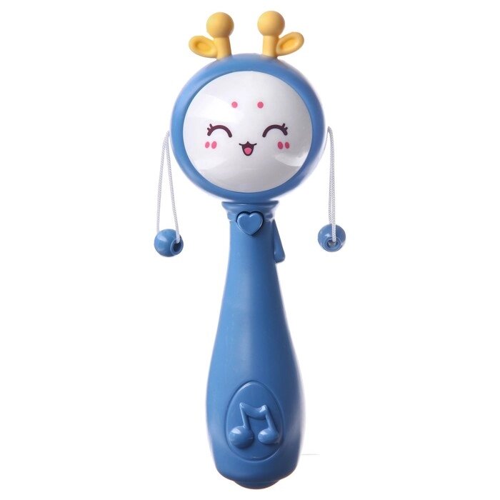 Развивающая игрушка - погремушка "Барабанчик", музыкальная, цвет МИКС от компании Интернет-гипермаркет «MALL24» - фото 1