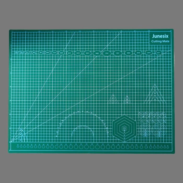 Резиновый мат для творчества формат А2 45х60 см толщина 3 мм МИКС от компании Интернет-гипермаркет «MALL24» - фото 1