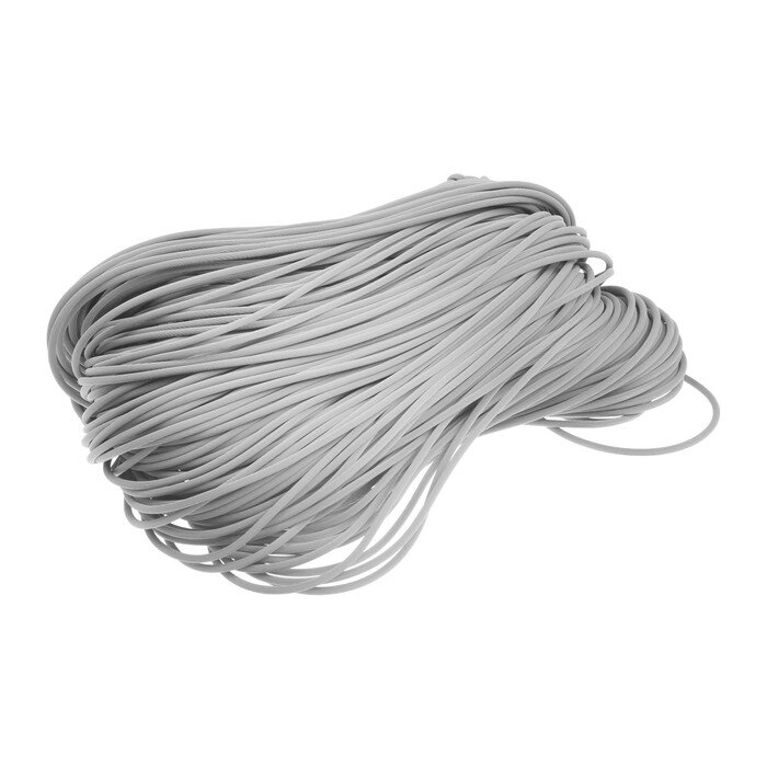 Резиновый шнур, серый, 200 м от компании Интернет-гипермаркет «MALL24» - фото 1