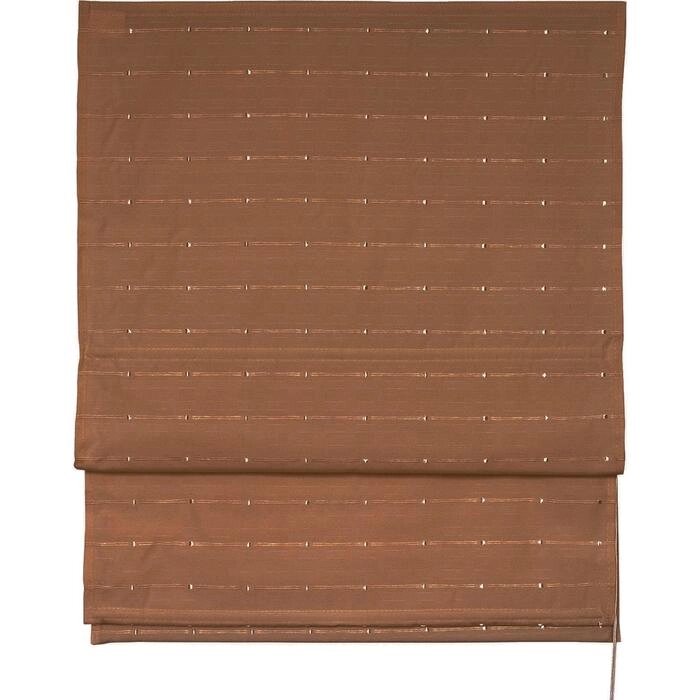 Римская штора "Терра", размер 140х160 см, цвет коричневый от компании Интернет-гипермаркет «MALL24» - фото 1