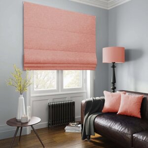 Римская штора "Тина", размер 100х175 см, цвет светло-розовый