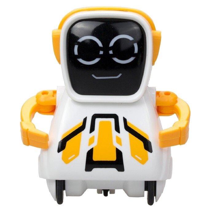 Робот "Покибот", цвет жёлтый, квадратный от компании Интернет-гипермаркет «MALL24» - фото 1