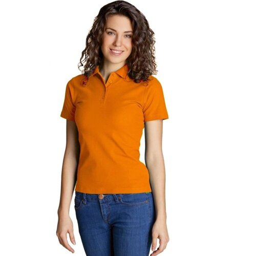 Рубашка женская, размер 52, цвет оранжевый
