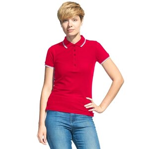 Рубашка женская, размер 54, цвет красный