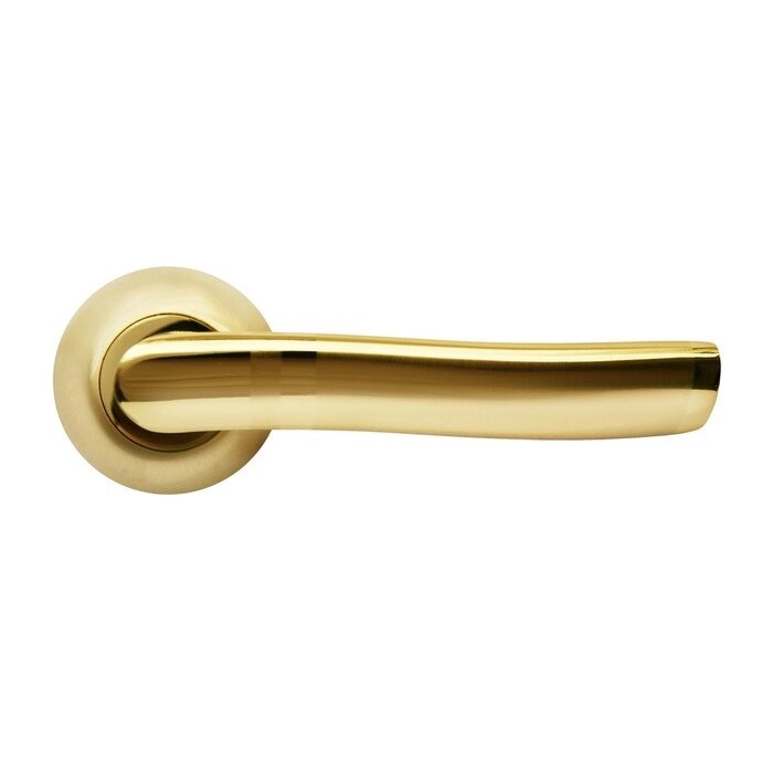 Ручка дверная RUCETTI RAP 3 SG/GP, цвет матовое золото/золото от компании Интернет-гипермаркет «MALL24» - фото 1