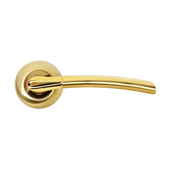 Ручка дверная RUCETTI RAP 6 SG/GP, цвет матовое золото/золото от компании Интернет-гипермаркет «MALL24» - фото 1