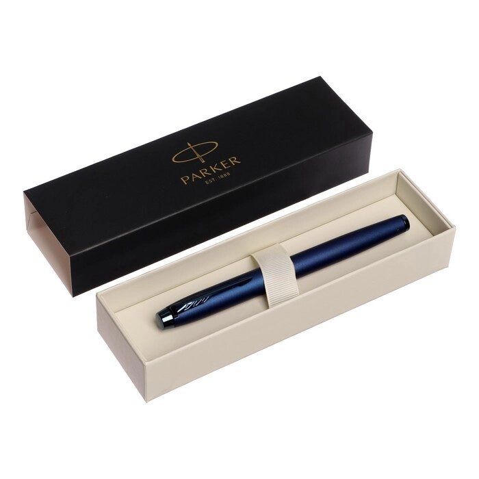 Ручка перьевая Parker Im Professionals Monochrome Blue, 1.0мм, синяя, подар/уп 2172964 от компании Интернет-гипермаркет «MALL24» - фото 1