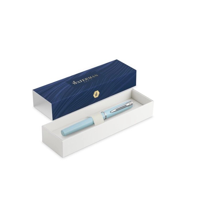 Ручка перьевая Waterman ALLURE PASTEL, 0,7 мм (F), синий корпус, подар/упак 2105222 от компании Интернет-гипермаркет «MALL24» - фото 1