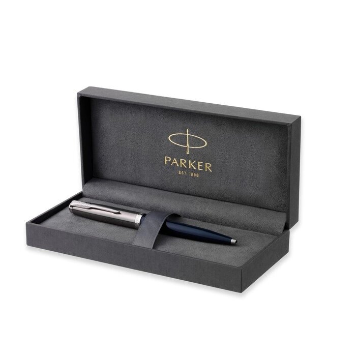 Ручка шариковая Parker 51 Core Midnight Blue CT, темно-синяя, подар/уп 2123503 от компании Интернет-гипермаркет «MALL24» - фото 1