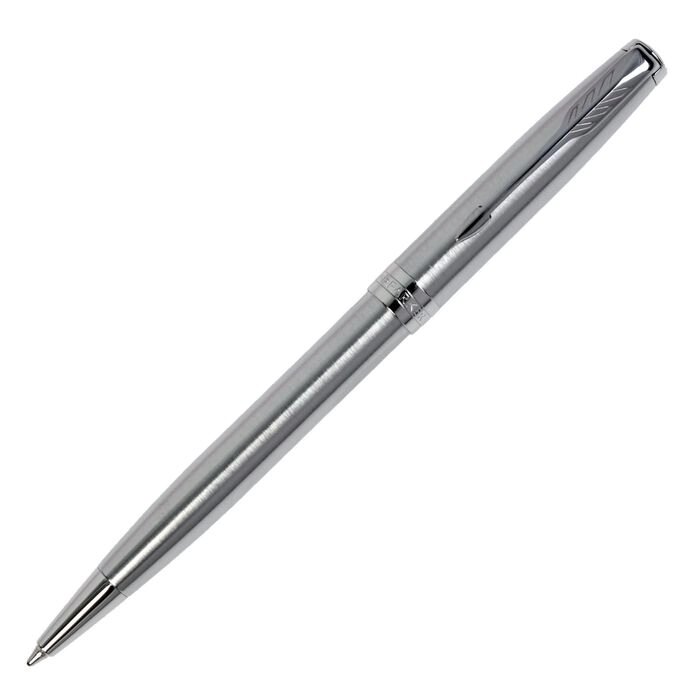 Ручка шариковая Parker Sonnet Core Stainless Steel CT M, корпус серебристый матовый, чёрные чернила (1931512) от компании Интернет-гипермаркет «MALL24» - фото 1