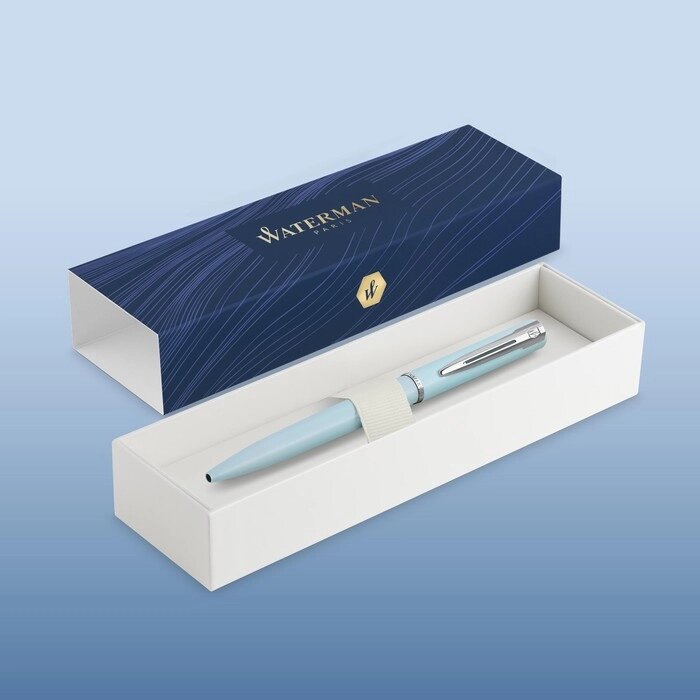 Ручка шариковая Waterman ALLURE PASTEL, 0,7 мм (F), синий корпус, подар/упак 2105224 от компании Интернет-гипермаркет «MALL24» - фото 1