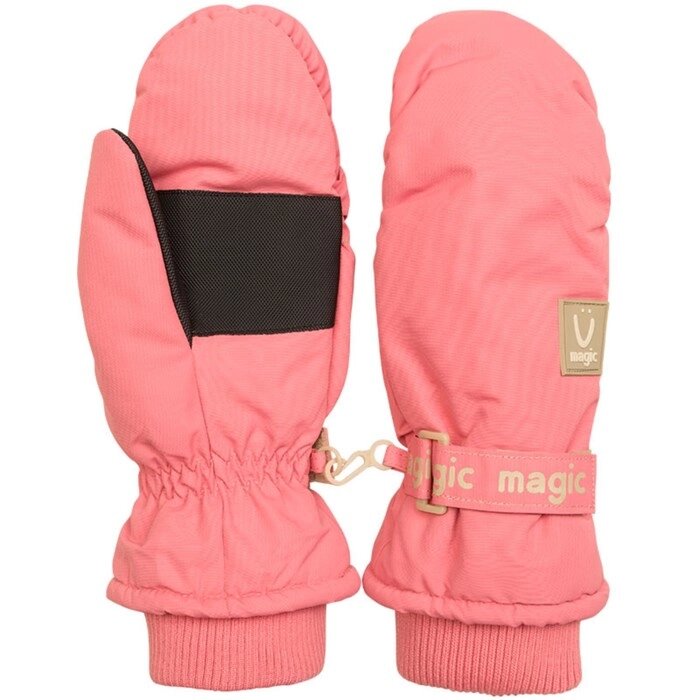 Рукавицы для девочек, размер 14-15, цвет розовый от компании Интернет-гипермаркет «MALL24» - фото 1