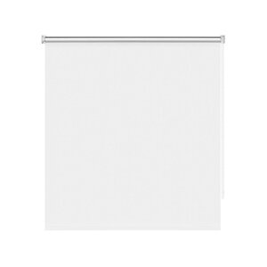 Рулонная штора "Блэкаут Плайн", 140x250 см, цвет белый