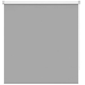 Рулонная штора блэкаут "Штрих", 40х160 см, цвет серый