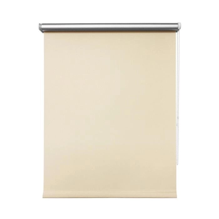 Рулонная штора блэкаут "Сильвер", 200 х 175 см, цвет кремовый от компании Интернет-гипермаркет «MALL24» - фото 1