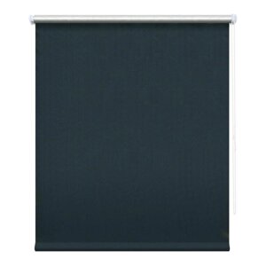 Рулонная штора блэкаут "Сильвер", 40 х 175 см, цвет тёмно-синий