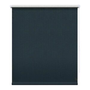 Рулонная штора блэкаут "Сильвер", 78 х 175 см, цвет тёмно-синий