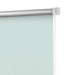 Рулонная штора блэкаут "Свежая мята", 100х160 см, цвет зелёный