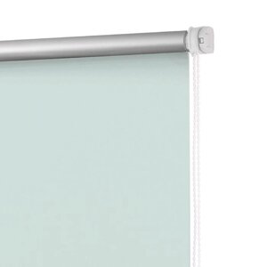 Рулонная штора блэкаут "Свежая мята", 120х160 см, цвет зелёный
