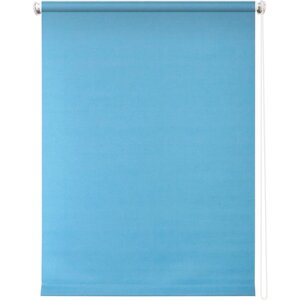 Рулонная штора "Плайн", 100 х 175 см, цвет голубой