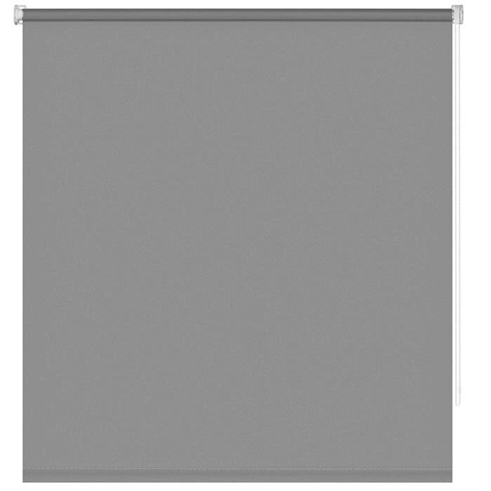 Рулонная штора "Плайн", 100х160 см, цвет серый от компании Интернет-гипермаркет «MALL24» - фото 1