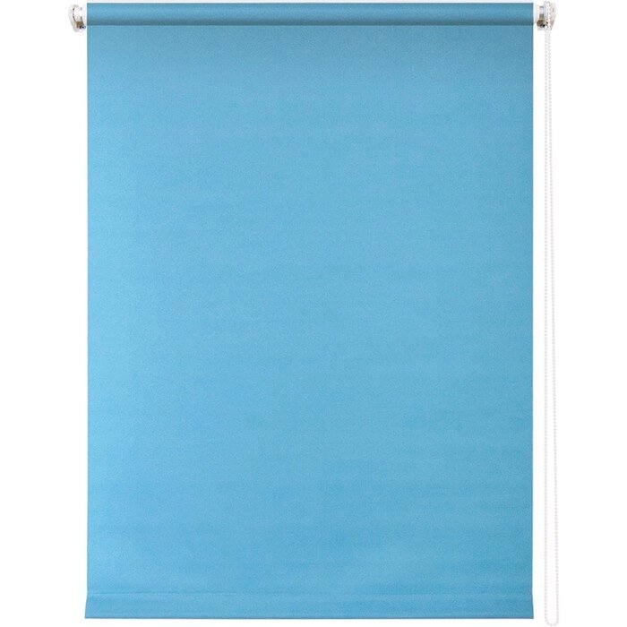 Рулонная штора "Плайн", 140 х 175 см, цвет голубой от компании Интернет-гипермаркет «MALL24» - фото 1