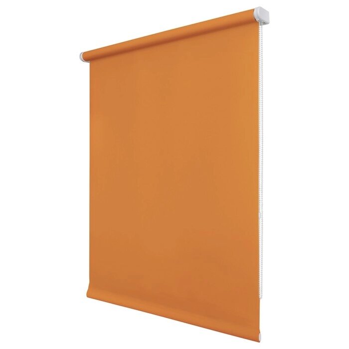 Рулонная штора "Плайн", 140х175 см, цвет оранжевый от компании Интернет-гипермаркет «MALL24» - фото 1