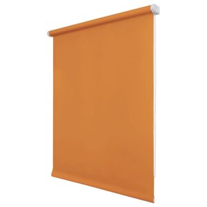 Рулонная штора "Плайн", 140х175 см, цвет оранжевый