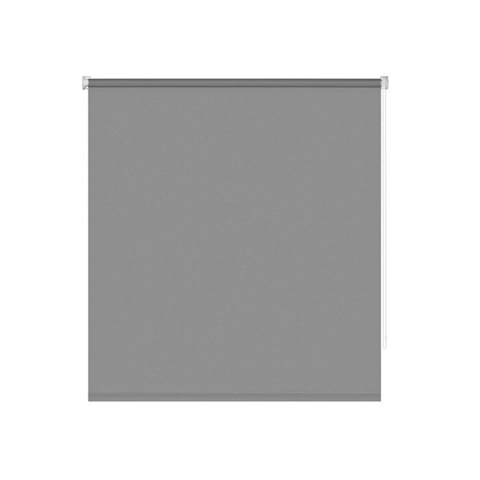 Рулонная штора "Плайн", 140х175 см, цвет серый от компании Интернет-гипермаркет «MALL24» - фото 1