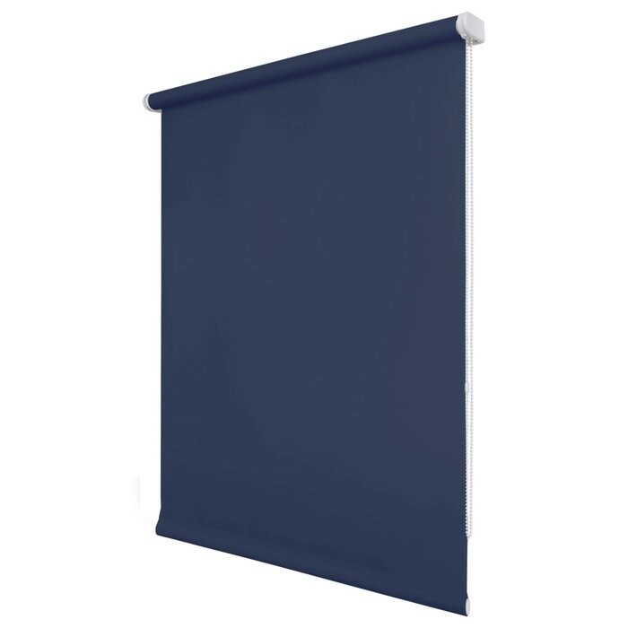 Рулонная штора "Плайн", 140х175 см, цвет синий от компании Интернет-гипермаркет «MALL24» - фото 1