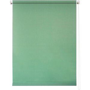 Рулонная штора "Плайн", 160 х 175 см, цвет светло-зелёный