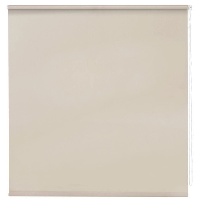 Рулонная штора "Плайн", 160x250 см, цвет слоновая кость от компании Интернет-гипермаркет «MALL24» - фото 1