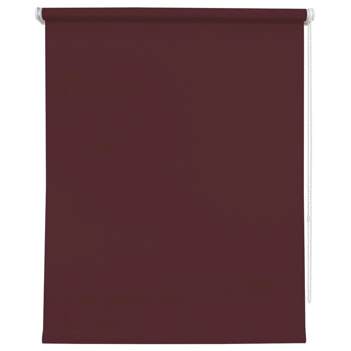 Рулонная штора "Плайн", 180х175 см, цвет бордовый от компании Интернет-гипермаркет «MALL24» - фото 1