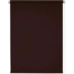 Рулонная штора "Плайн", 52 х 175 см, цвет тёмно-коричневый