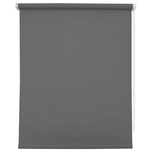 Рулонная штора "Плайн", 52х175 см, цвет темно-серый