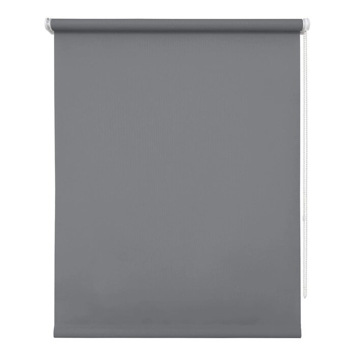 Рулонная штора "Плайн", 85х175 см, цвет серый от компании Интернет-гипермаркет «MALL24» - фото 1