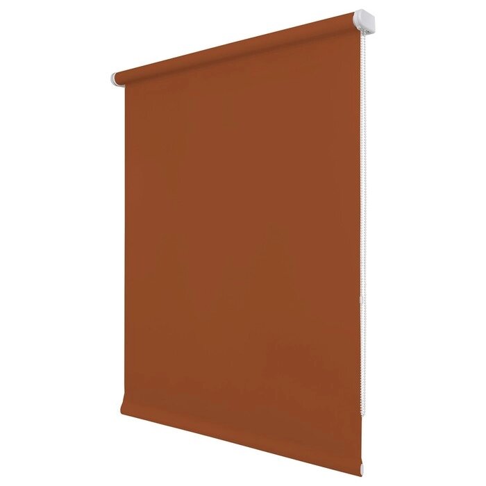 Рулонная штора "Плайн", 90х175 см, цвет терракот от компании Интернет-гипермаркет «MALL24» - фото 1