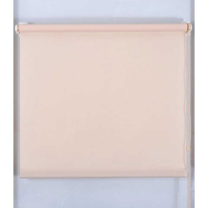 Рулонная штора "Простая MJ", размер 100х160 см, цвет персик от компании Интернет-гипермаркет «MALL24» - фото 1